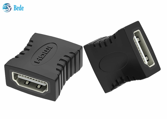 HDMI femenino al adaptador hembra, conversor HDMI masculino de conexión de dos cables de HDMI A