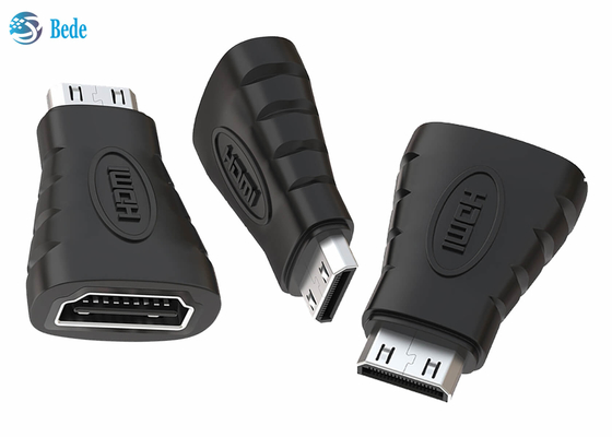 El oro plateó HDMI Mini Converter, hembra al adaptador de Mini Male HDMI