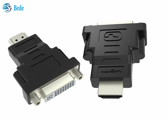 Hembra de DVI al convertidor portuario del adaptador masculino DVI-I 24+5 bidireccionales de HDMI