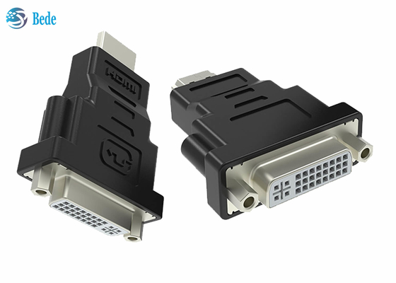 Hembra de DVI al convertidor portuario del adaptador masculino DVI-I 24+5 bidireccionales de HDMI