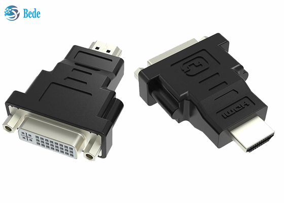 Hembra de DVI al convertidor portuario del adaptador masculino DVI-I 24+5 bidireccionales de HDMI