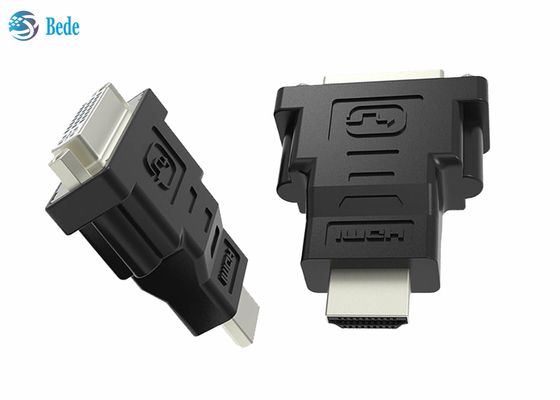 Hembra de DVI al convertidor portuario del adaptador masculino DVI-I 24+5 bidireccionales de HDMI