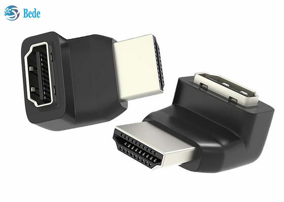 270 el varón de ángulo recto del adaptador HDMI del grado HDMI a L femenino convertidor 3D 4K apoyó