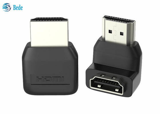 Adaptador de ángulo recto del acoplador de HDMI varón de 90 grados a la hembra para el ordenador portátil PS4 PS5 Xbox de la TVAD