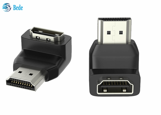 Adaptador de ángulo recto del acoplador de HDMI varón de 90 grados a la hembra para el ordenador portátil PS4 PS5 Xbox de la TVAD