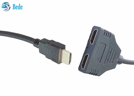 1 en 2 hacia fuera el divisor lleno de HD 1080P 3D4K HDMI para los monitores duales duplique/espejo