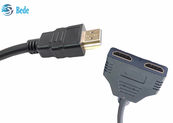 1 en 2 hacia fuera el divisor lleno de HD 1080P 3D4K HDMI para los monitores duales duplique/espejo