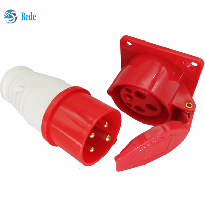 Pernos hembra-varón 3P+N 380-415V 16Amp del zócalo 4 de CEE Plugs And Sockets Industrial