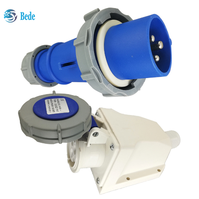 Enchufe industrial 16 Amp 220V-250V 3 pines Tipo de montaje en la pared para equipos industriales
