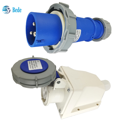 IP67 Enchufes y enchufes de alta corriente 32Amp 220 ~ 250V con OEM / ODM