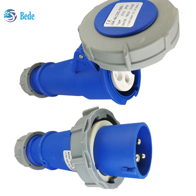 Enchufe industrial de 3 pines de fase única - con el estándar ICE60309 220 ~ 250V 32Amp