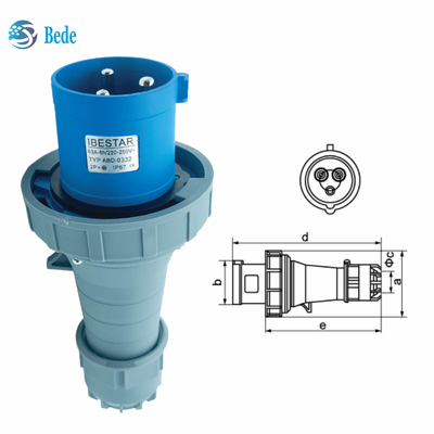 OEM / ODM Conector de conexión industrial confiable y eficiente 63A / 125A 3 pines