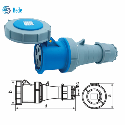 OEM / ODM Conector de conexión industrial confiable y eficiente 63A / 125A 3 pines