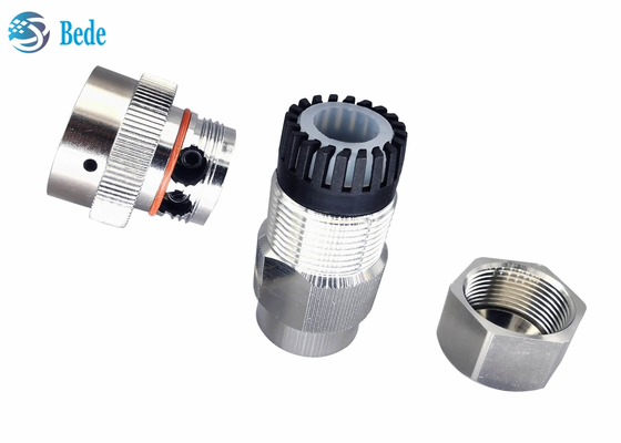 Conector de energía AISG de 500 V impermeable con pines dorados de latón para alta tensión