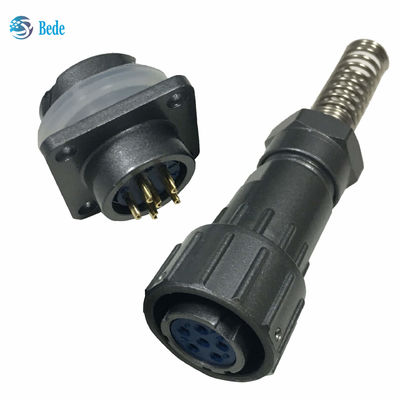 Conectores circulares impermeables IP67 de la serie FQ 24 4 5 6 8 10 19 26 pines
