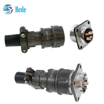 Conectores Circulares Robustos Tipo Ruso Serie 2PM IP68 Impermeables