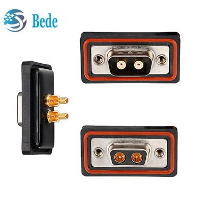 Hombre Y Mujer DB 2w2 Copo de soldadura Conector de energía coaxial impermeable IP 68