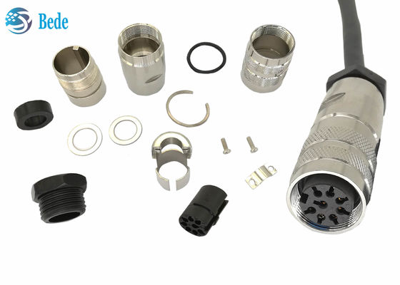 Conector circular 8PIN AISG Conector impermeable con amfenol C485