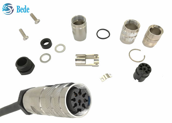 Conector circular 8PIN AISG Conector impermeable con amfenol C485