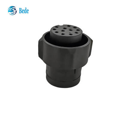 Conector circular IMC26-2212X, enchufe masculino circular de 12 pines con diseño Snap-on