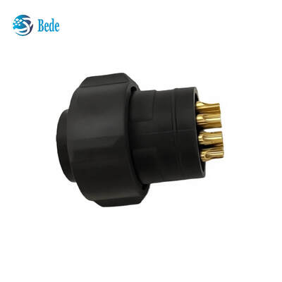 Conector circular IMC26-2212X, enchufe masculino circular de 12 pines con diseño Snap-on