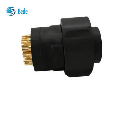 Conector circular IMC26-2212X, enchufe masculino circular de 12 pines con diseño Snap-on