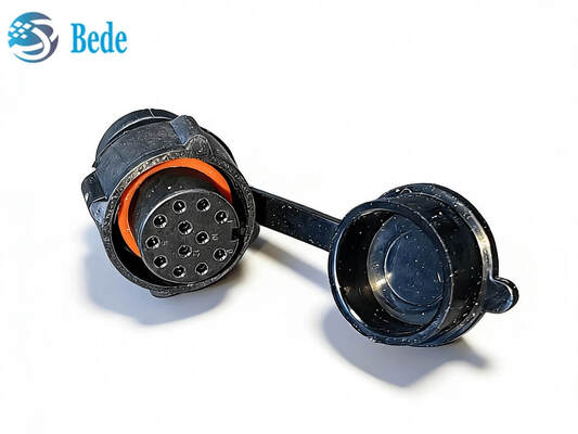 Conector circular estándar IMC26-2212X Deutsch de 12 pines IP67, enchufe de cable