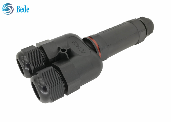 Tipo 3 canal 2 de Y 3 4 5 Pin Waterproof Electrical Connectors Ip 68 250v 16~24a