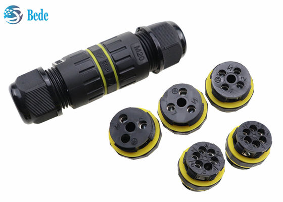 Conectores de cable impermeables Ip68 M20 de 2 pines, 3 4 5 6 pines, 2 polos para uso en exteriores y bajo el agua