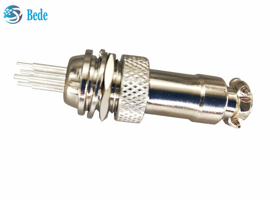 Modelo de soldadura PCB Conector de aviación Gx12 2~7 pines Conector de montaje en panel 3A 200V