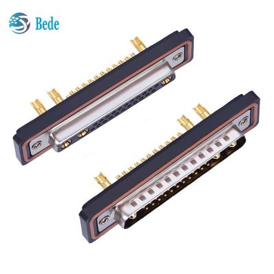 25W3 D-Sub Conectores masculino / femenino IP67 grado de transmisión de potencia de señal mixta