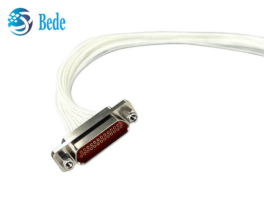 J30J‐25ZKP-30 Conector Micro-D de 25 pines con cable de 30 cm terminado con soldadura J30J-25TJS